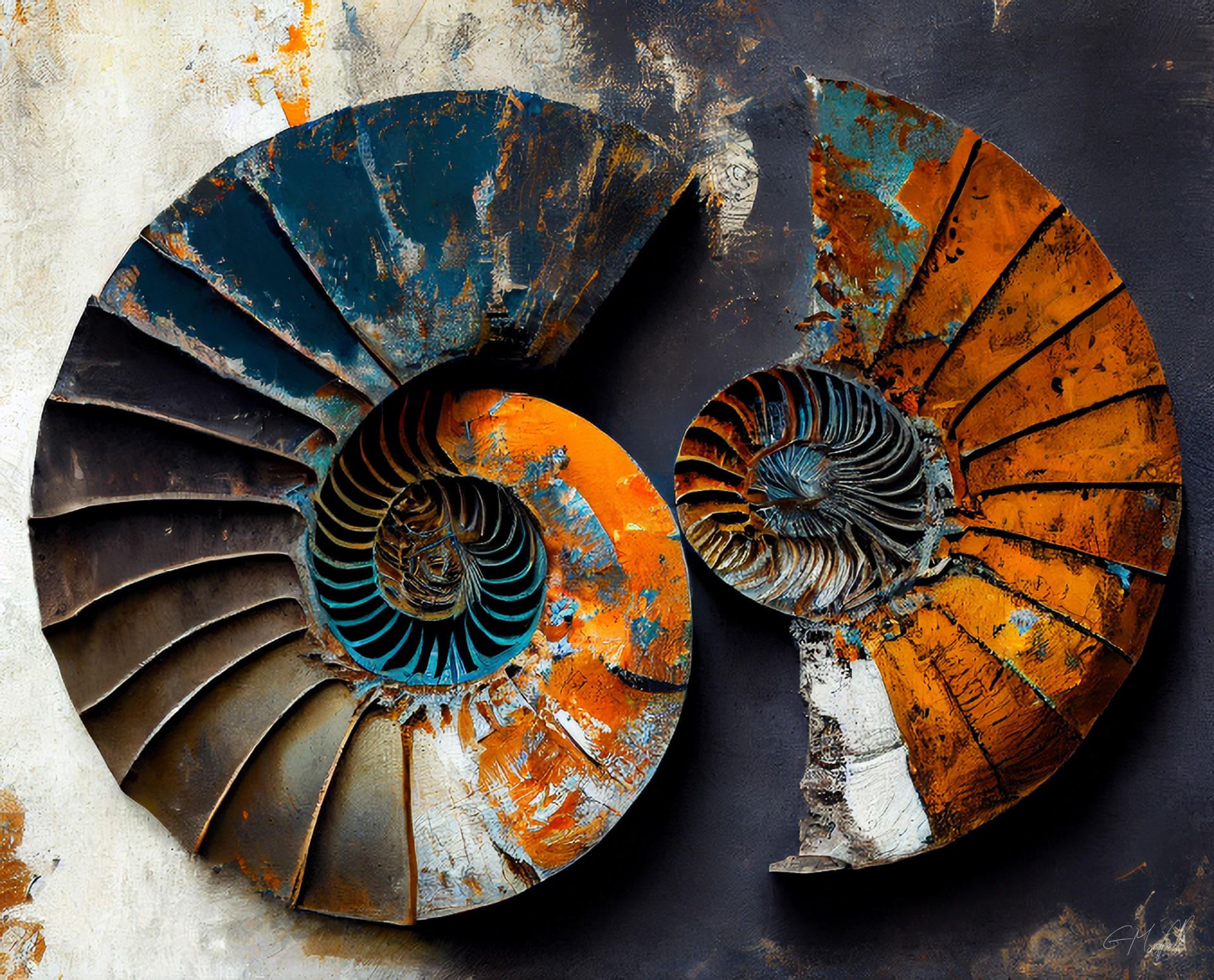 Horns of Amen Ra part of the  Cohesion of Gravity on Elements Collection 