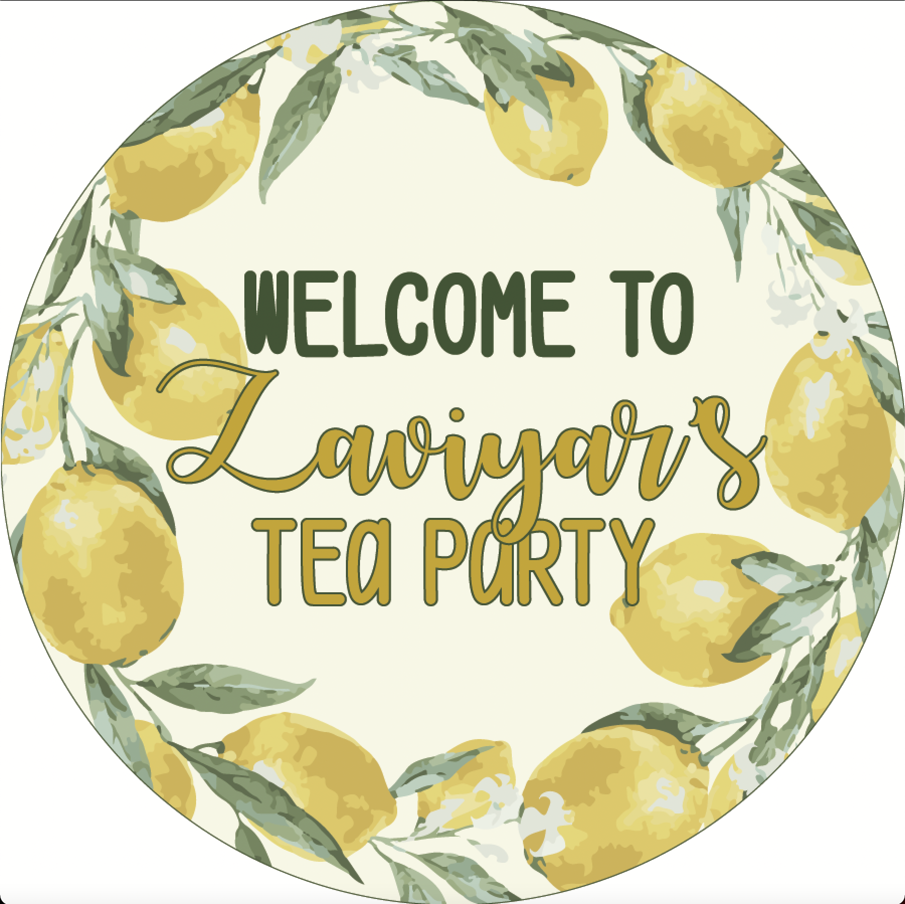 WELCOME SIGN