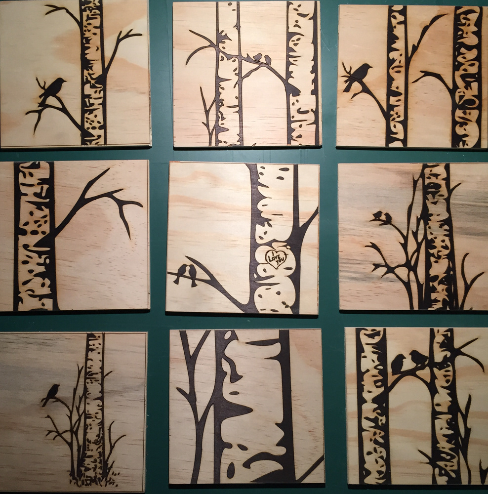laser & ink artwork