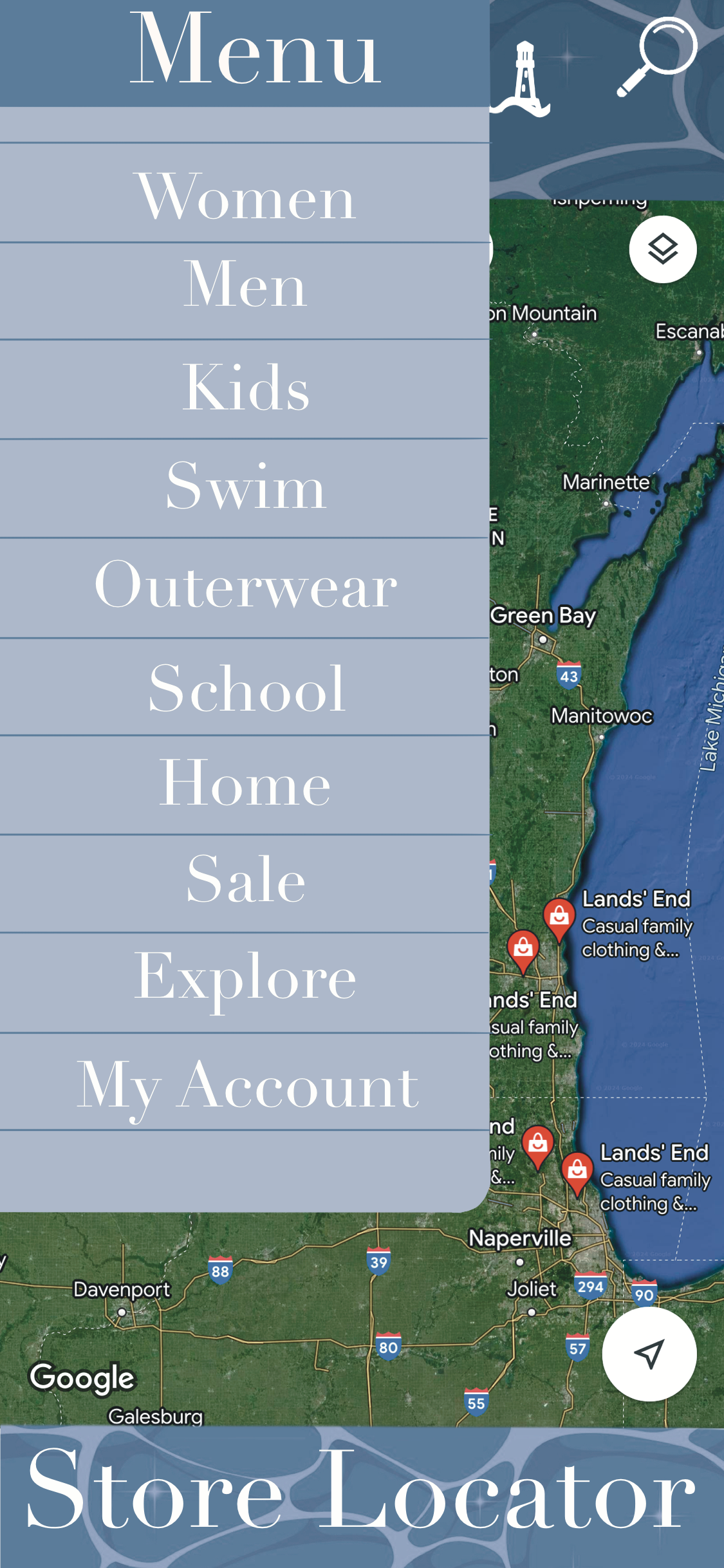 MENU LAYOUT