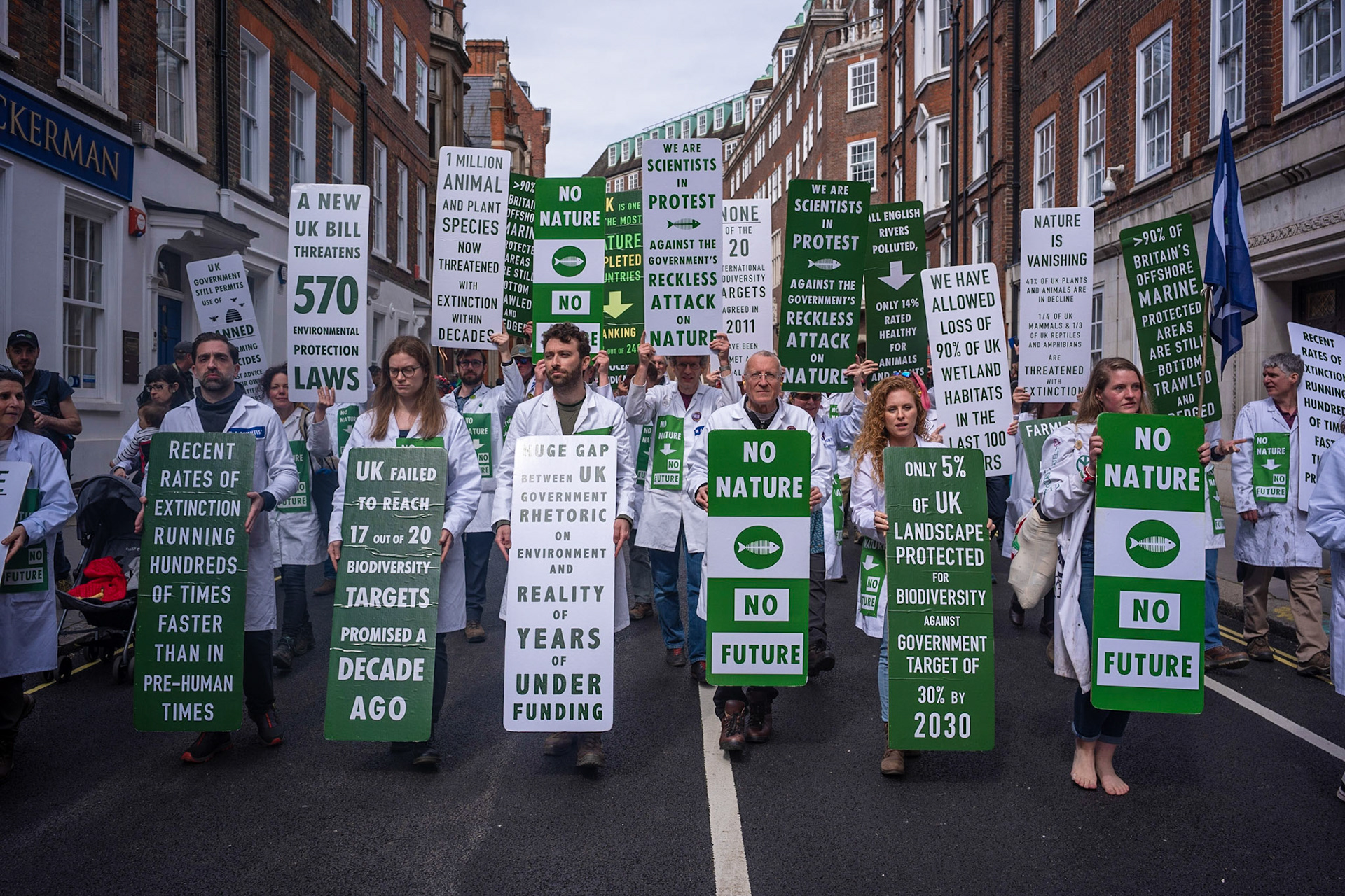 Extinction rebellion and other campaign groups continued with their second day of four-days of protest in parliament Square. The protesters would step up their action if the UK government if they don’t accept their two climate change demands by 5pm on Tuesday 24th April.