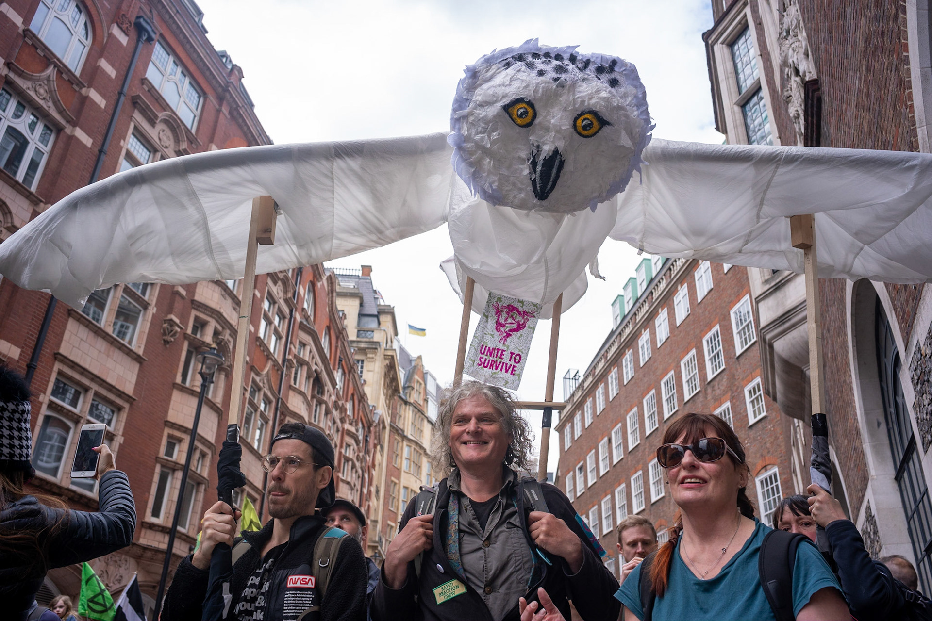 Extinction rebellion and other campaign groups continued with their second day of four-days of protest in parliament Square. The protesters would step up their action if the UK government if they don’t accept their two climate change demands by 5pm on Tuesday 24th April.