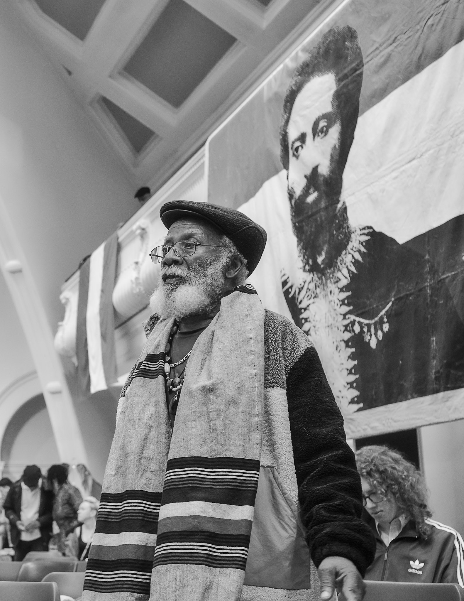 The ‘Nine night’ ritual was held at Goldsmith College for Jah Shaka who died 12th April 2023.Jah Shaka also known as ‘Zulu Warrior’ was a Jamaican reggae/ dub sound system operator in London since the 1970s.  Shaka was revered by musicians and dancers across a range of genres and cultures.