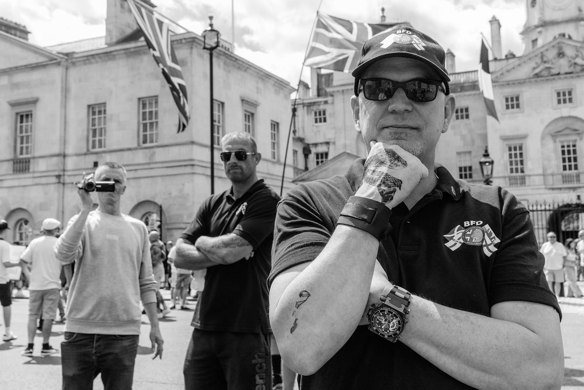 Far-right protestors rallied outside Downing Street, calling on the UK Government to ‘Stop the Grooming Gangs’.London /UK, 28 June 2025