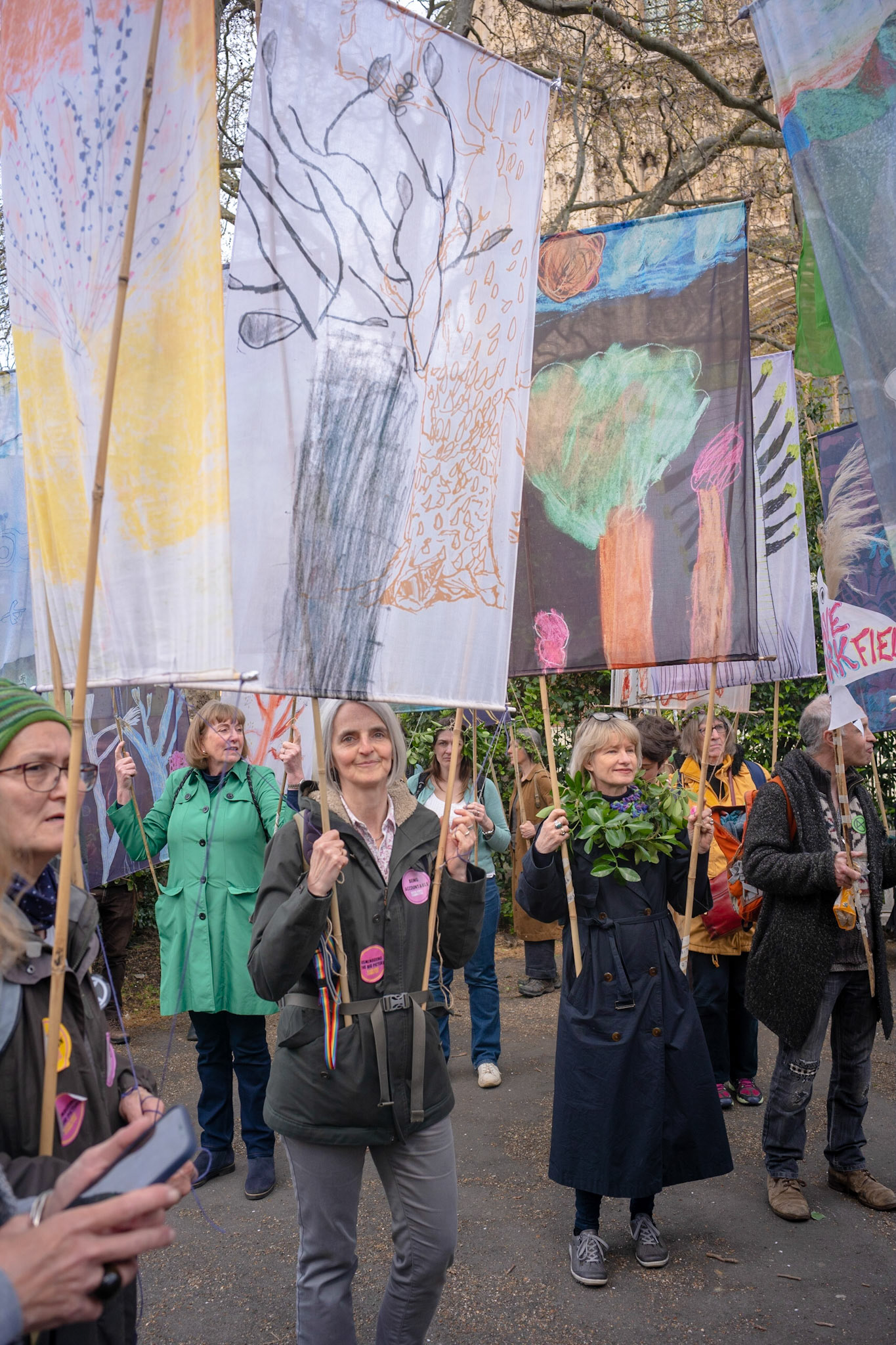 Extinction rebellion and other campaign groups continued with their second day of four-days of protest in parliament Square. The protesters would step up their action if the UK government if they don’t accept their two climate change demands by 5pm on Tuesday 24th April.