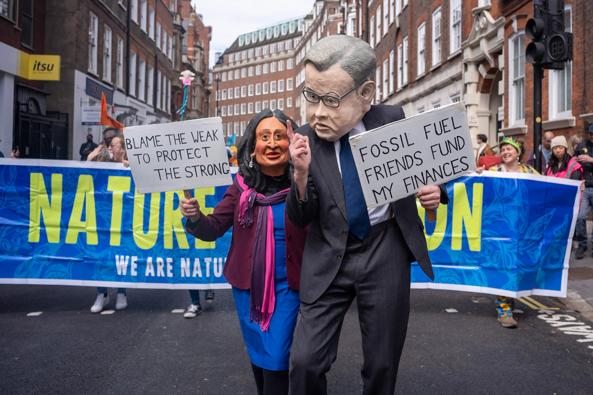 Extinction rebellion and other campaign groups continued with their second day of four-days of protest in parliament Square. The protesters would step up their action if the UK government if they don’t accept their two climate change demands by 5pm on Tuesday 24th April.