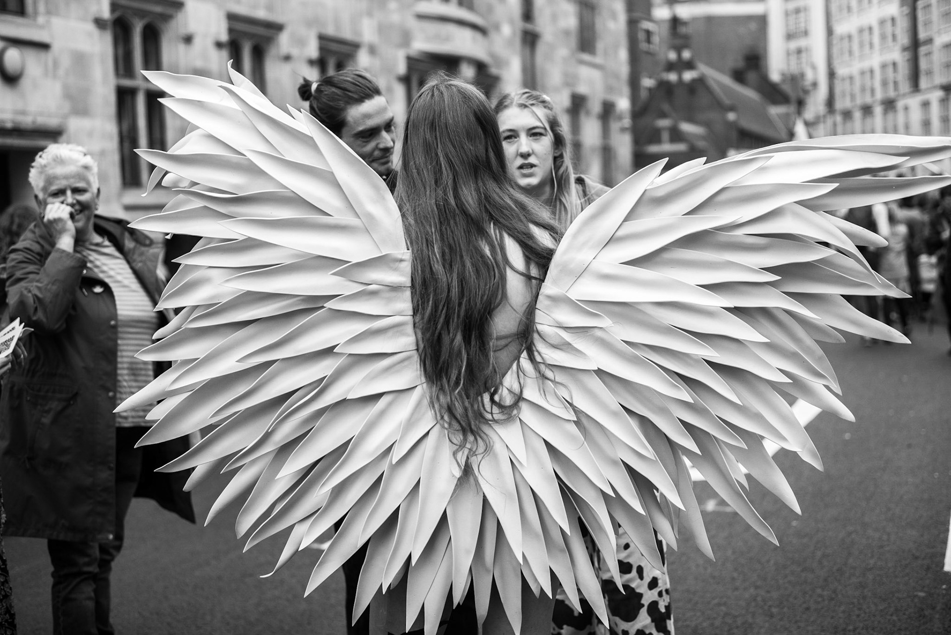 London/UK 22 APR 2023. Extinction rebellion and other campaign groups continued with their second day of four-days of protest in parliament Square. The protesters would step up their action if the UK government if they don’t accept their two climate change demands by 5pm on Tuesday 24th April. The campaigners are demanding; the end to all licences, funding and approval for new oil and gas projects and create “emergency citizens assemblies” to tackle the climate crisis. Aubrey Fagon/Alamy Live News