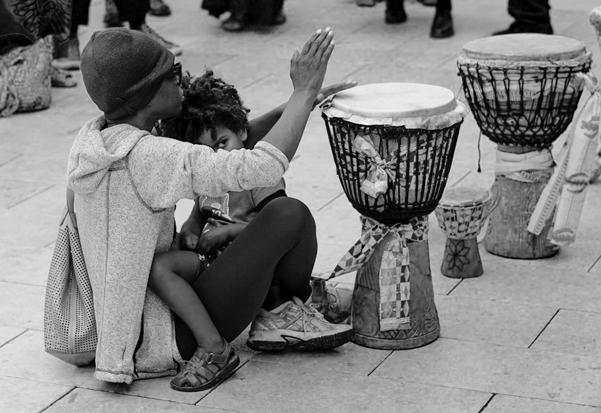 Hundreds of people turnout to mark Emancipation Day in Windrush Square, Brixton.
