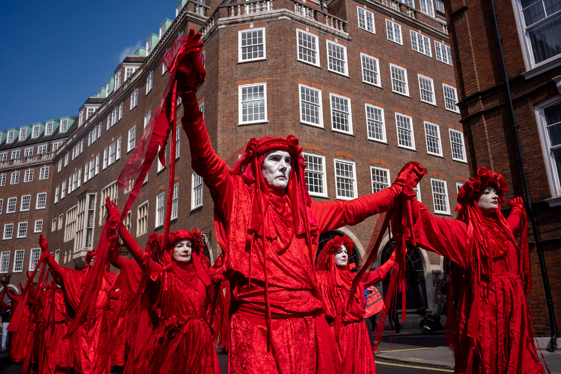 Extinction rebellion and other campaign groups continued with their second day of four-days of protest in parliament Square. The protesters would step up their action if the UK government if they don’t accept their two climate change demands by 5pm on Tuesday 24th April.