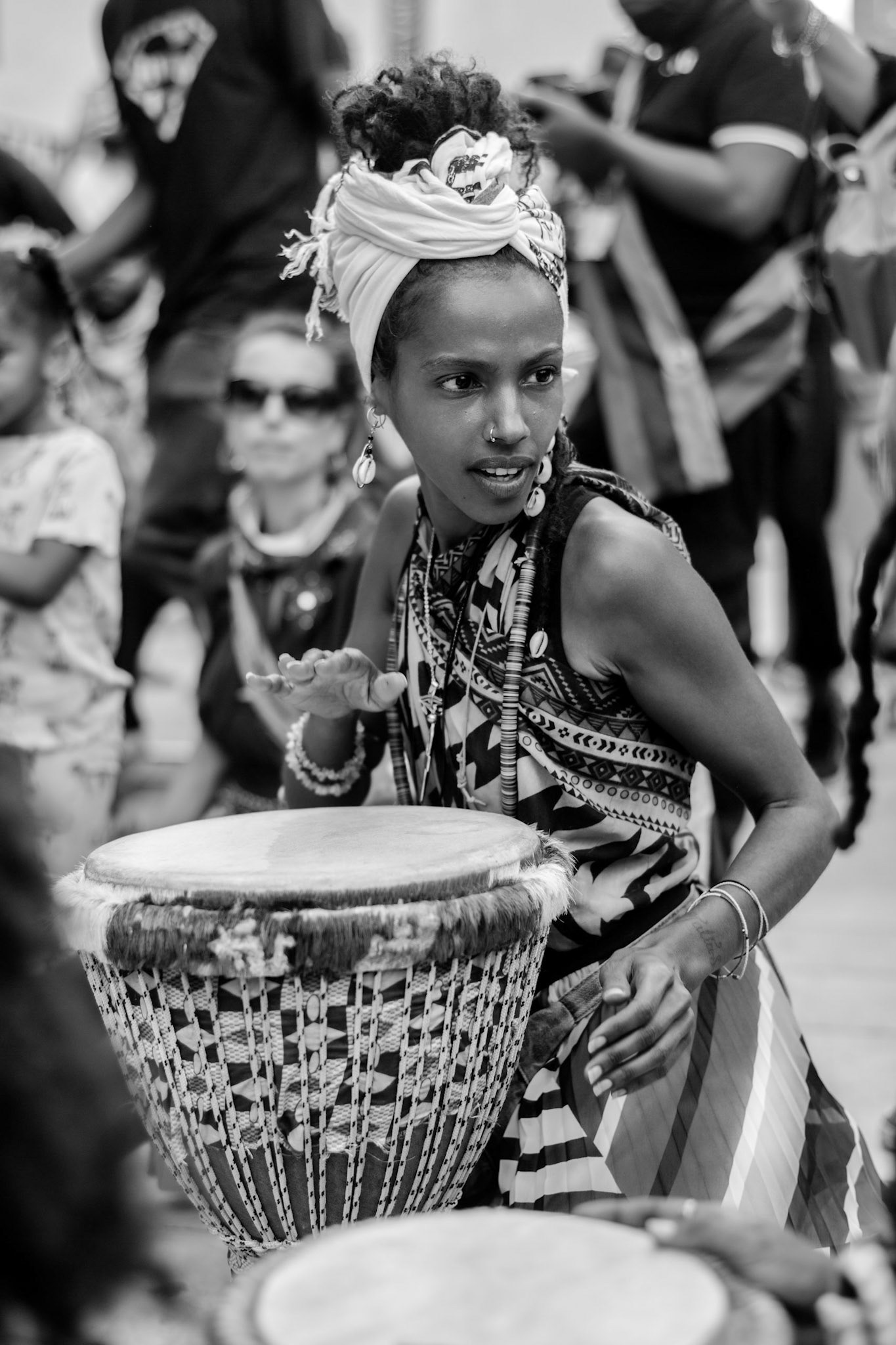 Hundreds of people turnout to mark Emancipation Day in Windrush Square, Brixton.