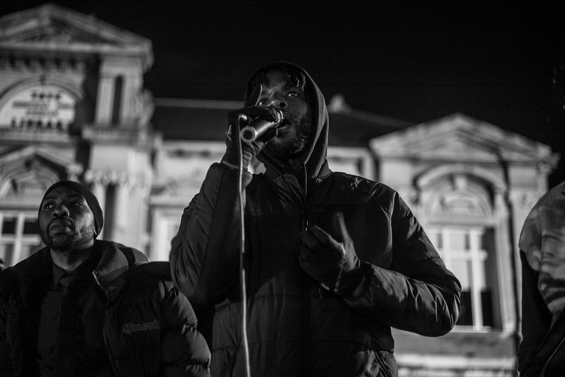 After the death of Keelen Morris Wong by a knife attack on Coldharbour Lane, hundreds of people from the local community gathered on Windrush Square in Brixton, calling for an end to the succession of violence.
