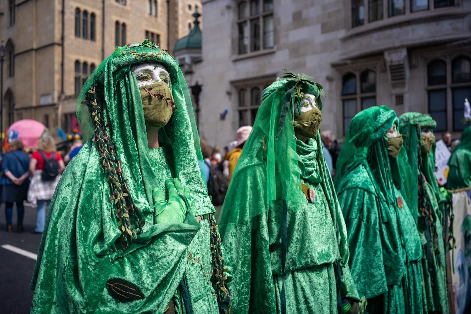 Extinction rebellion and other campaign groups continued with their second day of four-days of protest in parliament Square. The protesters would step up their action if the UK government if they don’t accept their two climate change demands by 5pm on Tuesday 24th April.