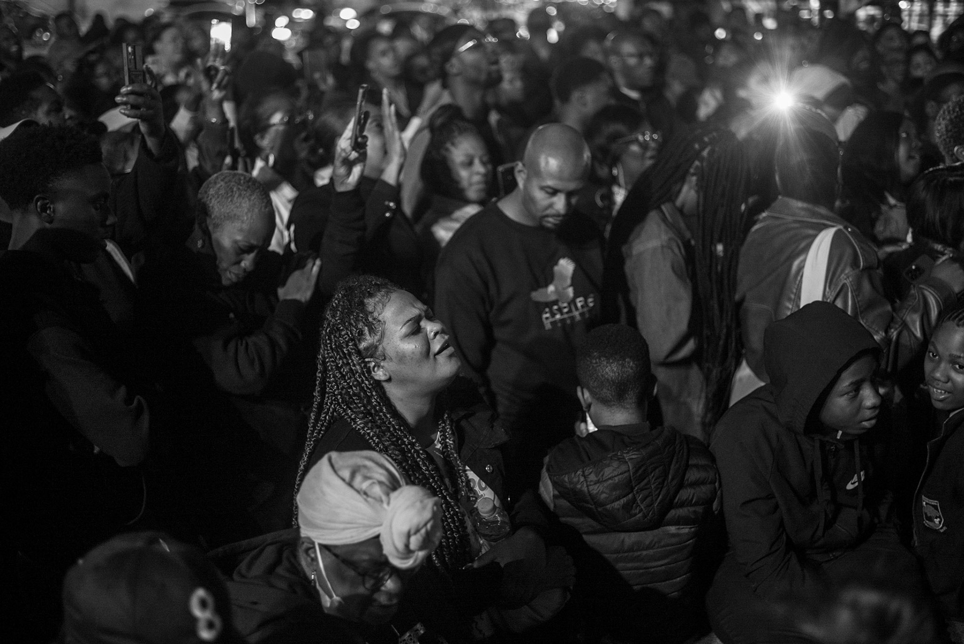 After the death of Keelen Morris Wong by a knife attack on Coldharbour Lane, hundreds of people from the local community gathered on Windrush Square in Brixton, calling for an end to the succession of violence.