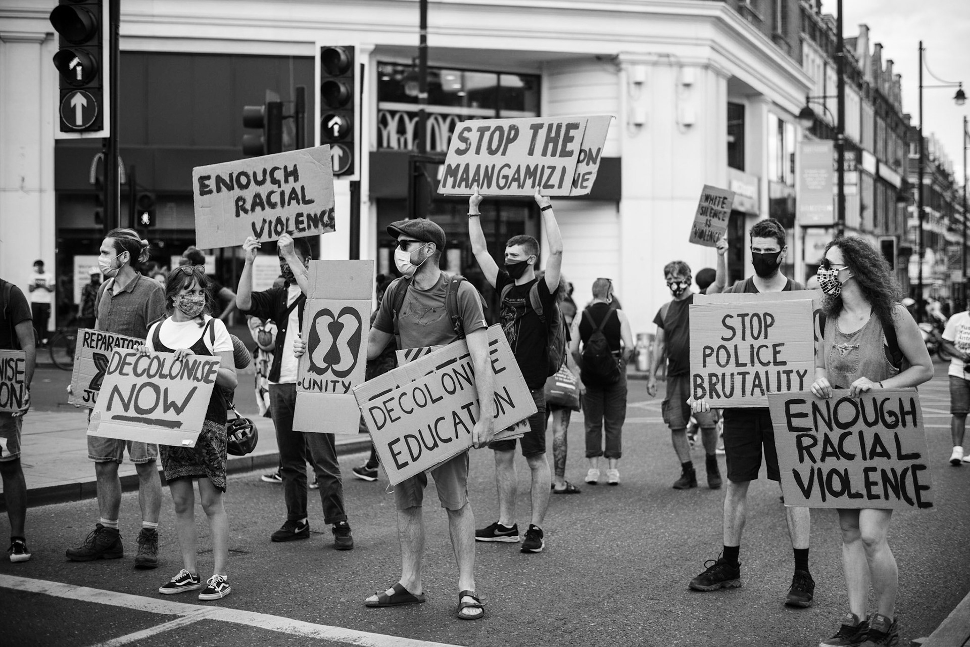 Hundreds of people turnout to mark Emancipation Day in Windrush Square, Brixton.