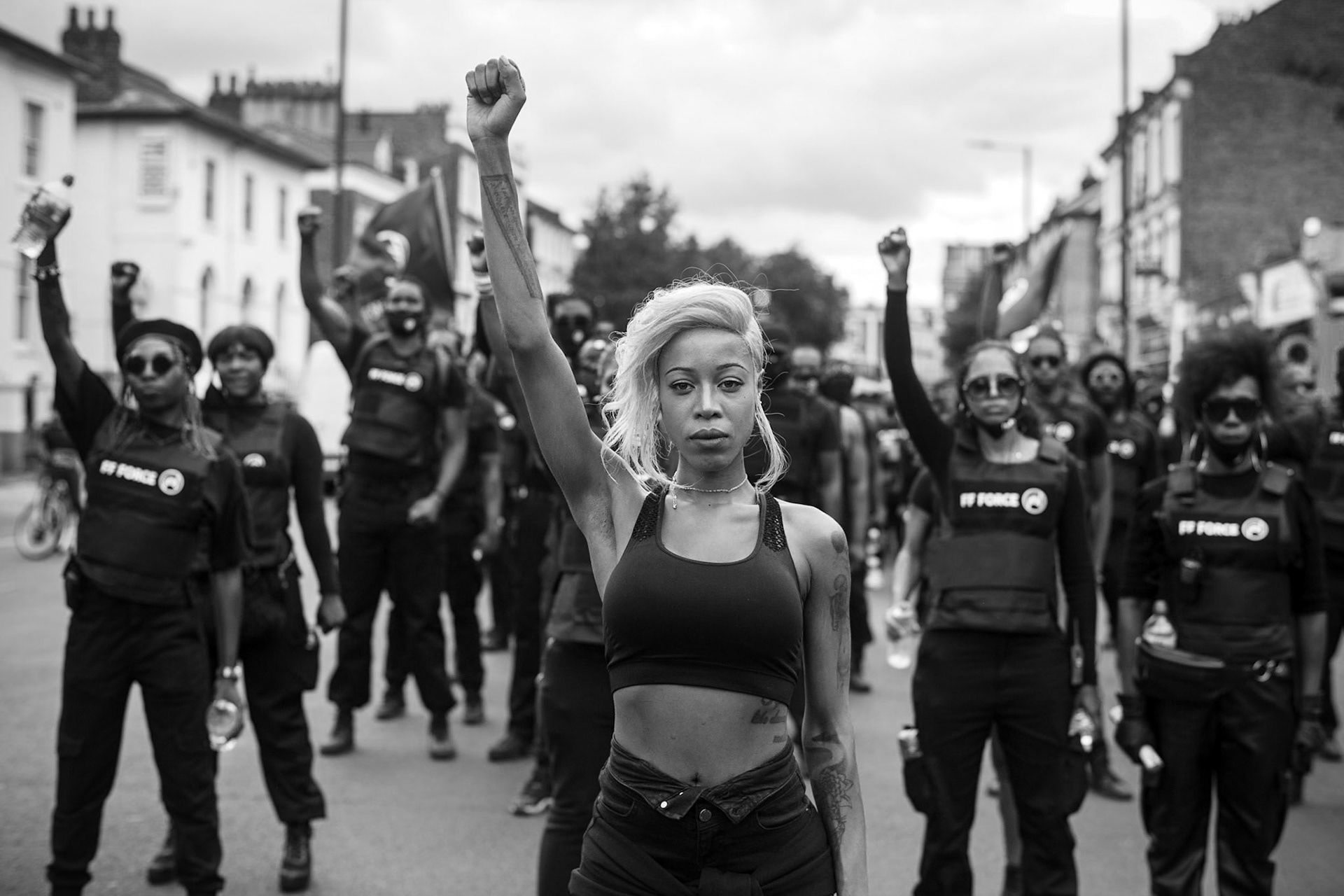 Hundreds of people turnout to mark Emancipation Day in Windrush Square, Brixton.