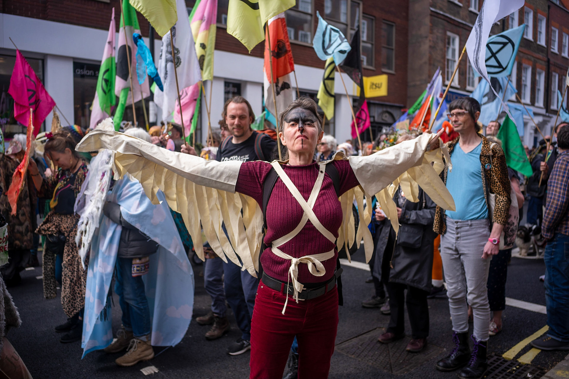 Extinction rebellion and other campaign groups continued with their second day of four-days of protest in parliament Square. The protesters would step up their action if the UK government if they don’t accept their two climate change demands by 5pm on Tuesday 24th April.