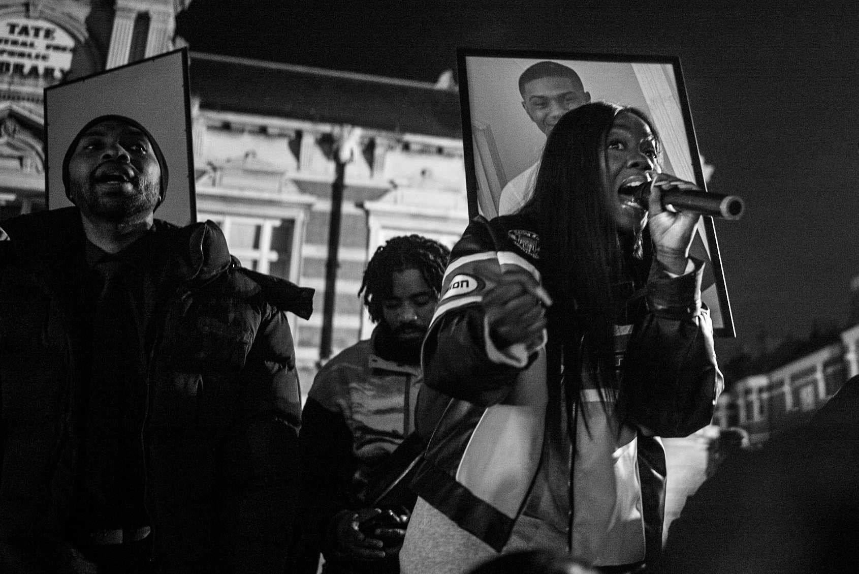 After the death of Keelen Morris Wong by a knife attack on Coldharbour Lane, hundreds of people from the local community gathered on Windrush Square in Brixton, calling for an end to the succession of violence.