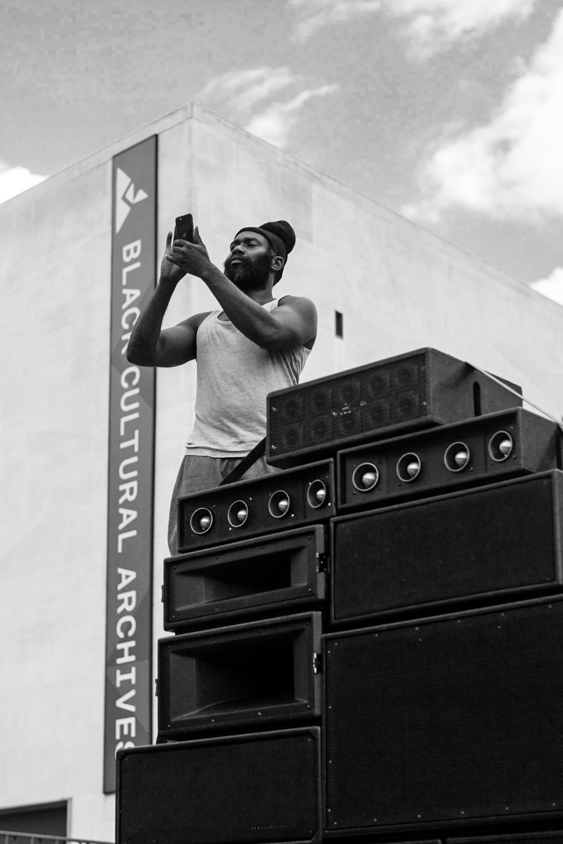 Hundreds of people turnout to mark Emancipation Day in Windrush Square, Brixton.