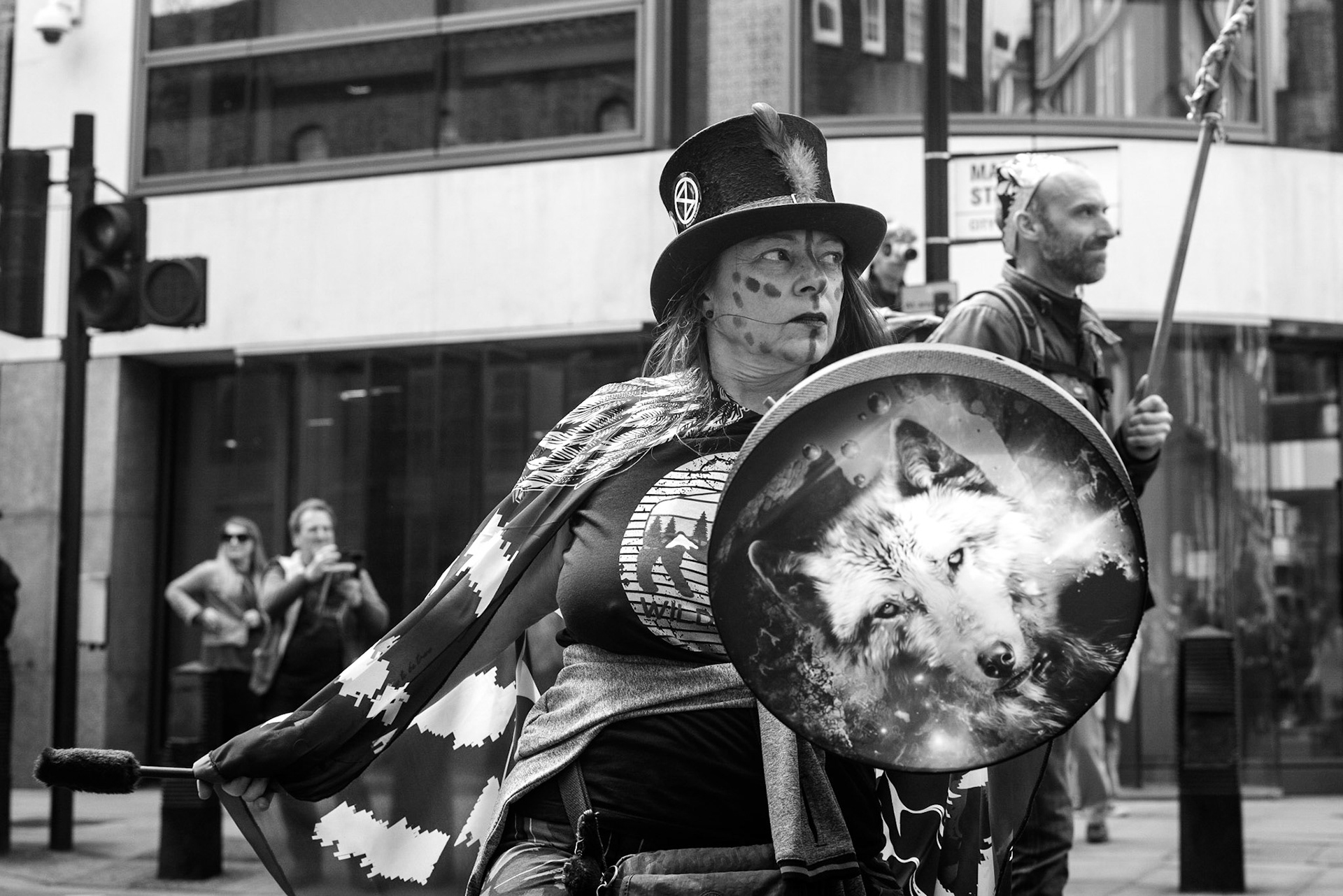 London/UK 22 APR 2023. Extinction rebellion and other campaign groups continued with their second day of four-days of protest in parliament Square. The protesters would step up their action if the UK government if they don’t accept their two climate change demands by 5pm on Tuesday 24th April. The campaigners are demanding; the end to all licences, funding and approval for new oil and gas projects and create “emergency citizens assemblies” to tackle the climate crisis. Aubrey Fagon/Alamy Live News