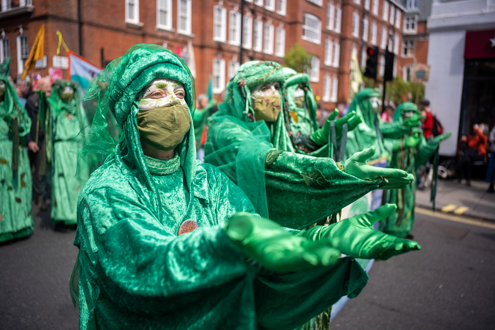 Extinction rebellion and other campaign groups continued with their second day of four-days of protest in parliament Square. The protesters would step up their action if the UK government if they don’t accept their two climate change demands by 5pm on Tuesday 24th April.