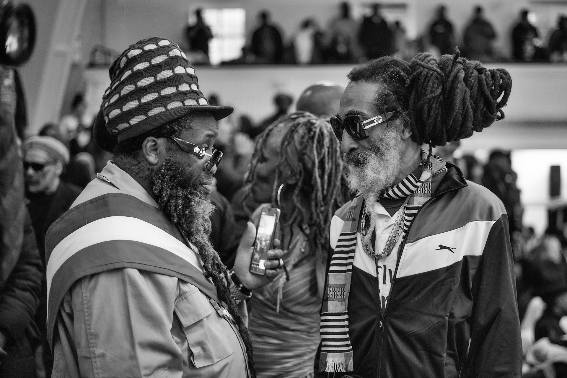 The ‘Nine night’ ritual was held at Goldsmith College for Jah Shaka who died 12th April 2023.Jah Shaka also known as ‘Zulu Warrior’ was a Jamaican reggae/ dub sound system operator in London since the 1970s.  Shaka was revered by musicians and dancers across a range of genres and cultures.