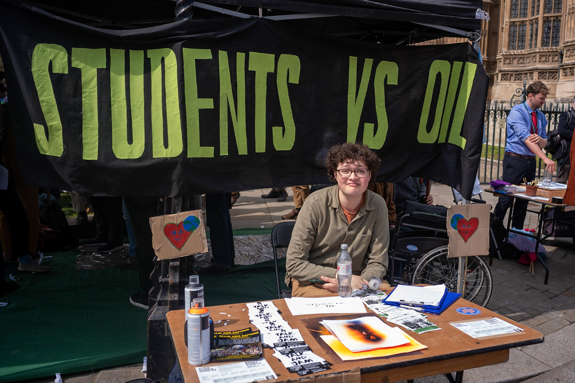 Extinction rebellion and other campaign groups continued with their second day of four-days of protest in parliament Square. The protesters would step up their action if the UK government if they don’t accept their two climate change demands by 5pm on Tuesday 24th April.