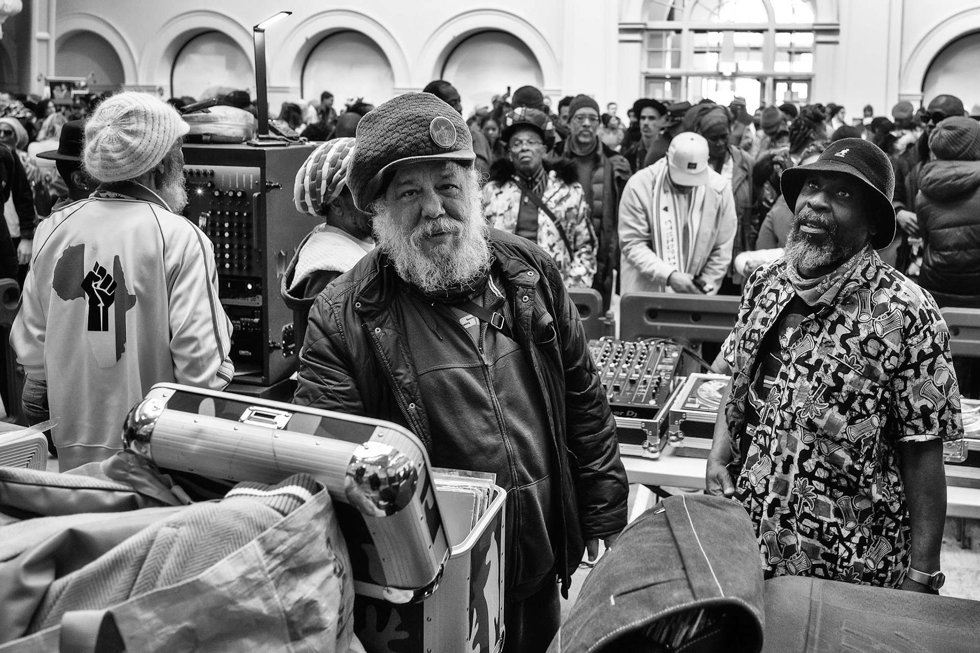 The ‘Nine night’ ritual was held at Goldsmith College for Jah Shaka who died 12th April 2023.Jah Shaka also known as ‘Zulu Warrior’ was a Jamaican reggae/ dub sound system operator in London since the 1970s.  Shaka was revered by musicians and dancers across a range of genres and cultures.