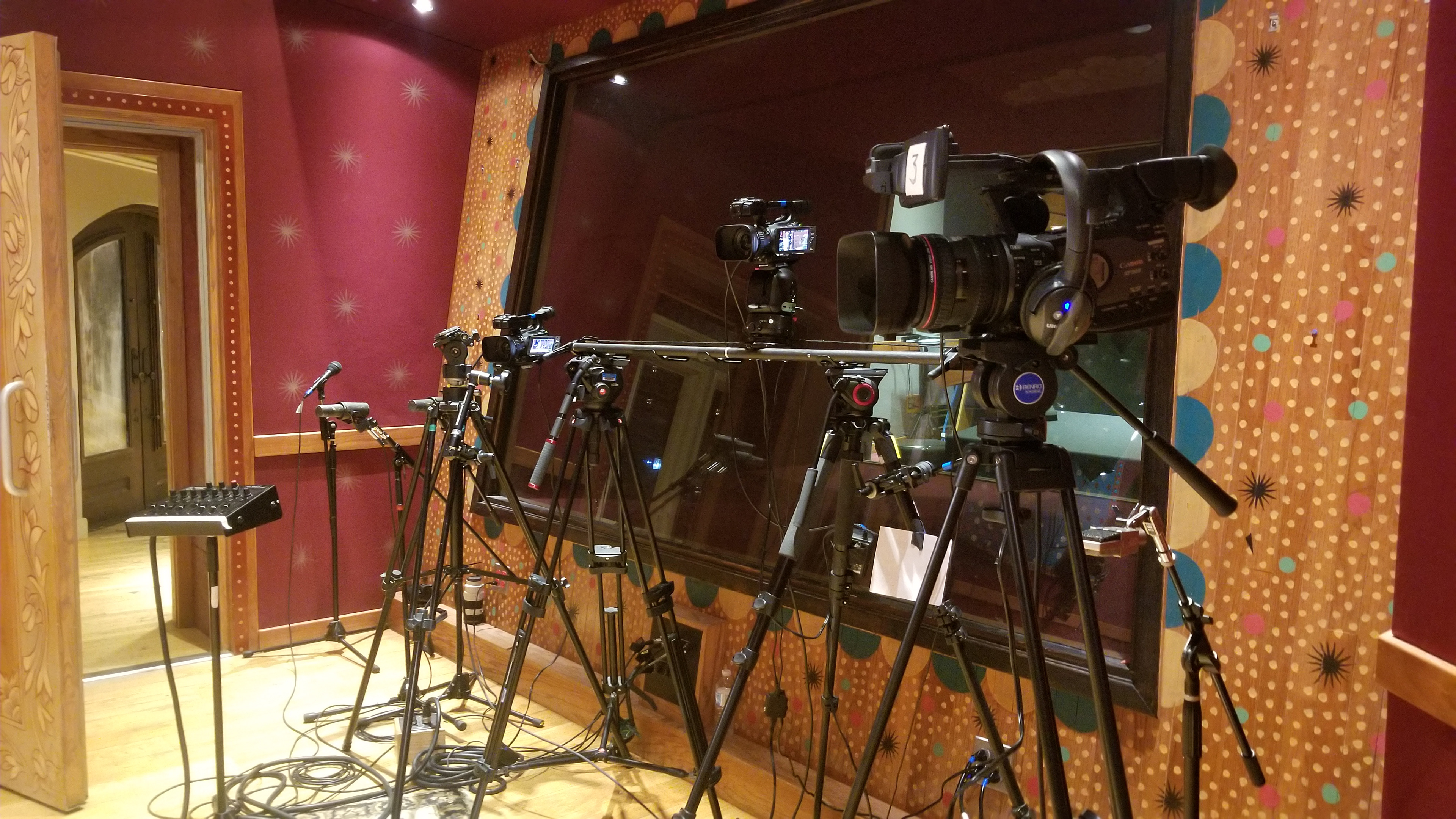 On location at East Iris Studios in Nashville, TN
