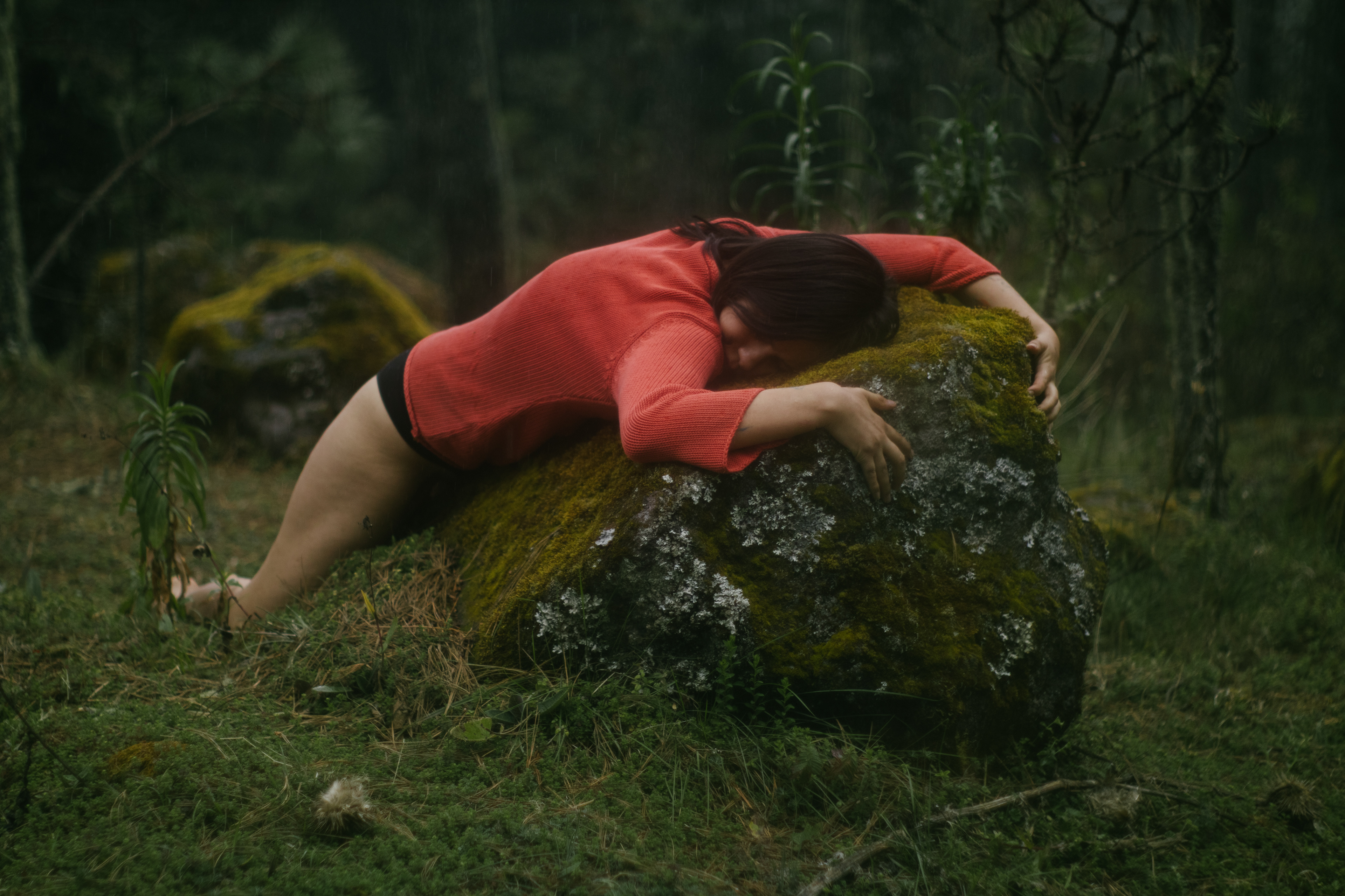 "Mom kept a red sweater for me to wear when it fit my size. It still doesn’t fit me and I know it’s not a matter of size."