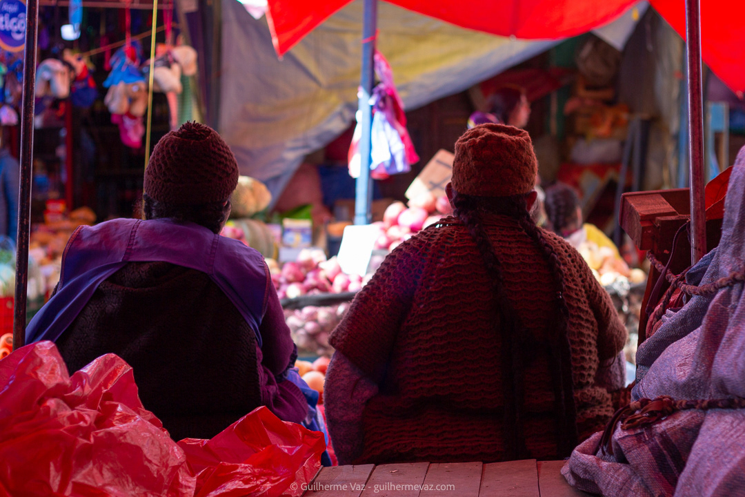 Cholitas Feira das Frutas La Paz