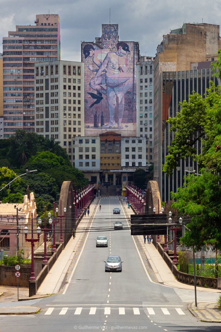 Front Viaduto Santa Tereza in Belo Horizonte