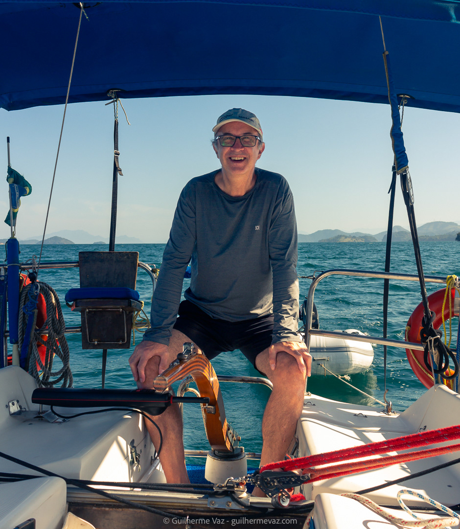 Max on His Sailing Boat