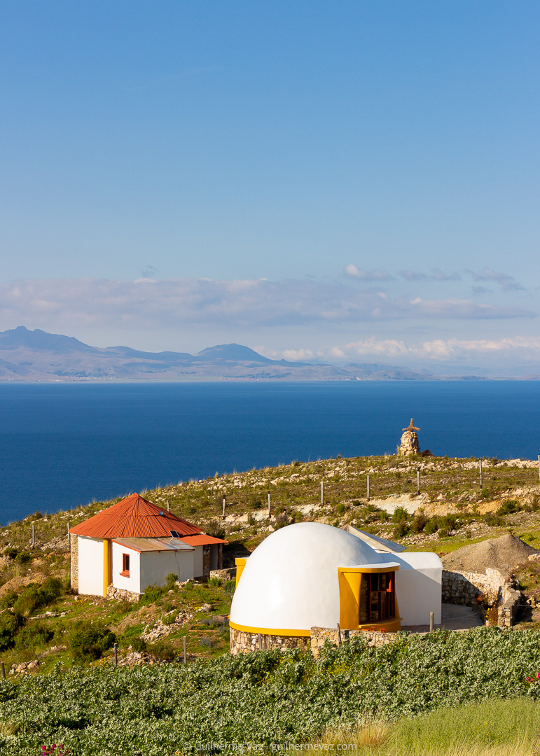 Casas Ilha do Sol no Lago Titicaca