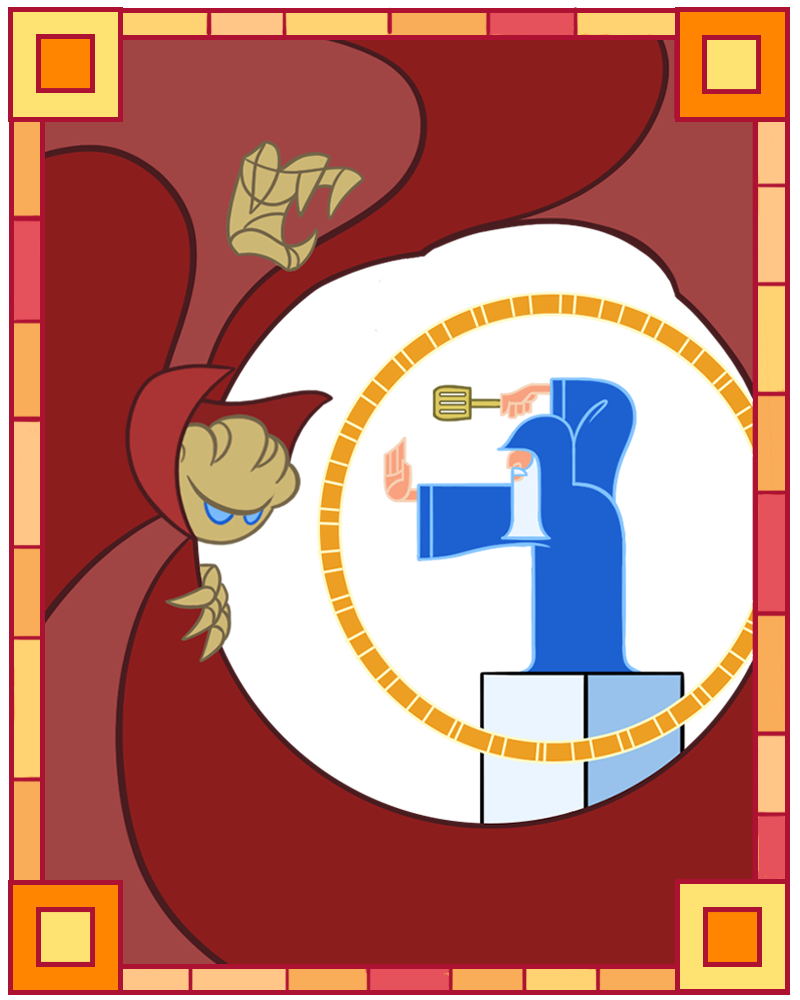 Marvin battles Bear Claw King