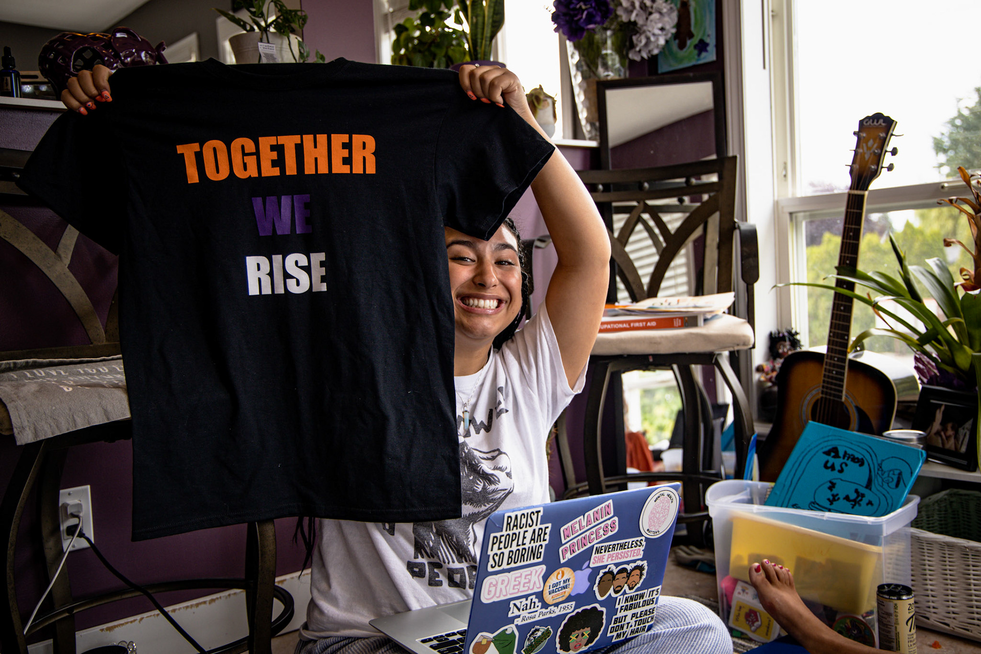 Order yourself a shirt and help support our collective! (available at risebridgeproject.ca)