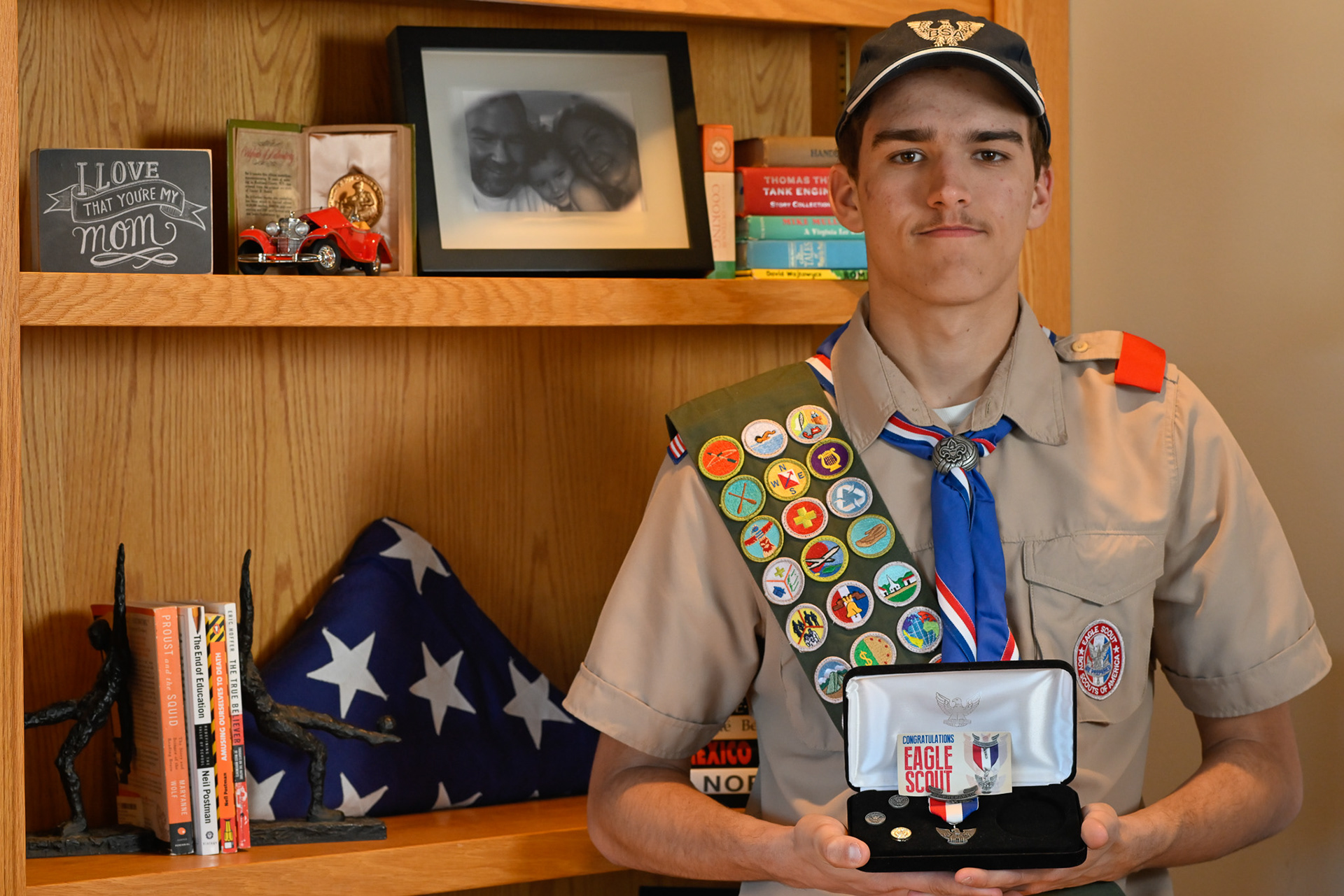 Luca....an Eagle Scout forever....what an accomplishment in one's life !