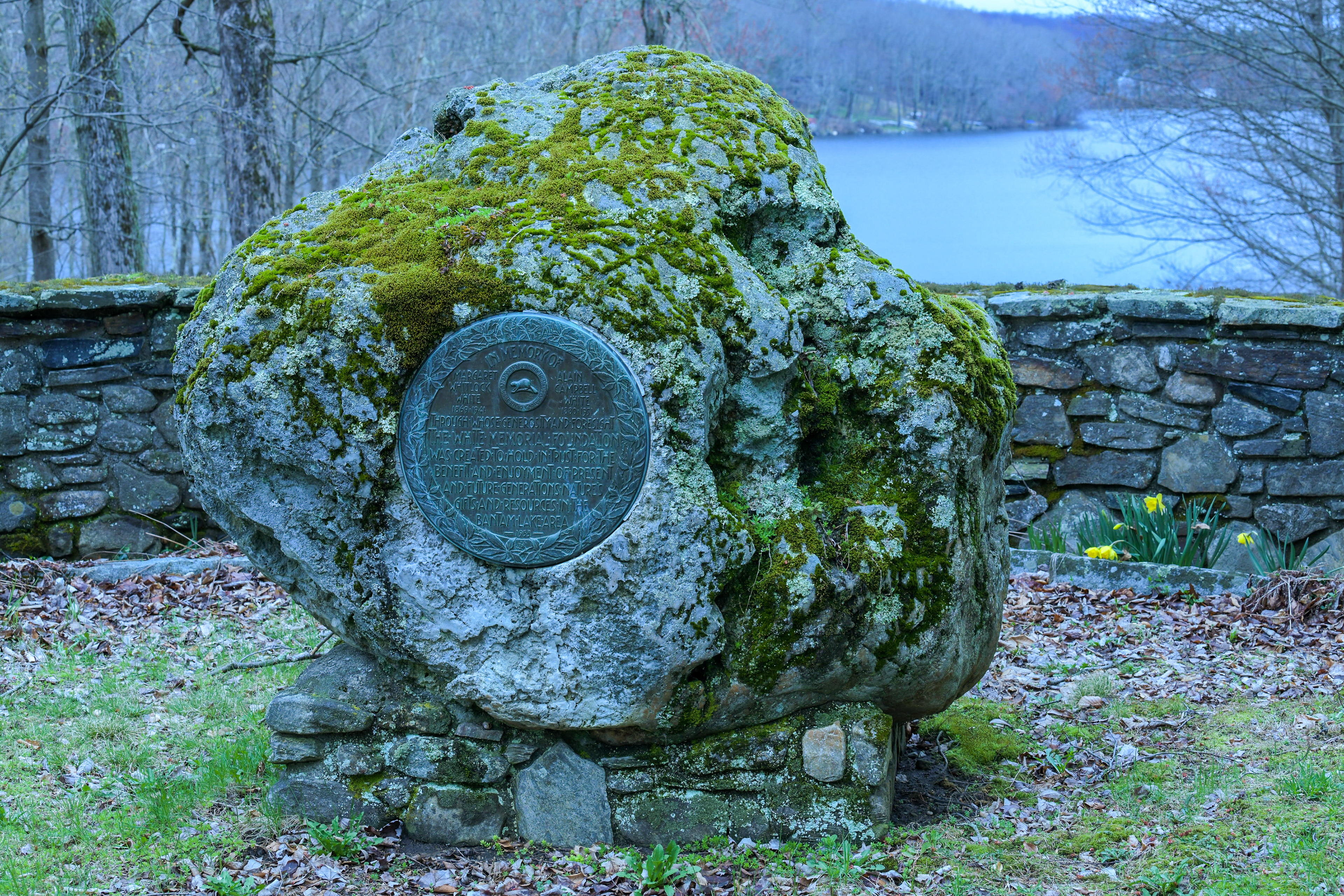 Most of the land on Bantam Lake is not developed and was donated by the White Family.