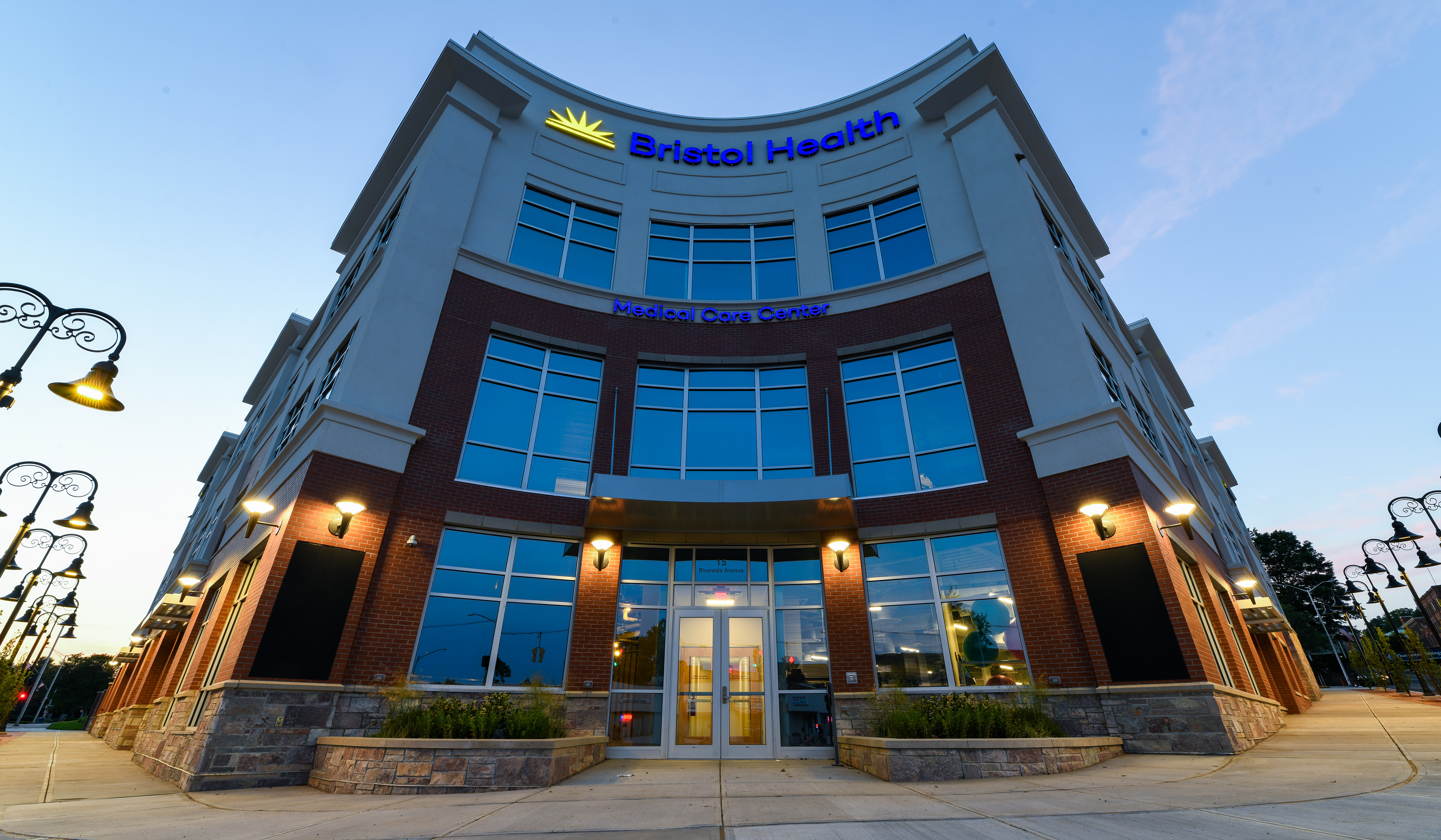 Fun with a fish-eye lens. Brand new building. It has received many architectural awards.