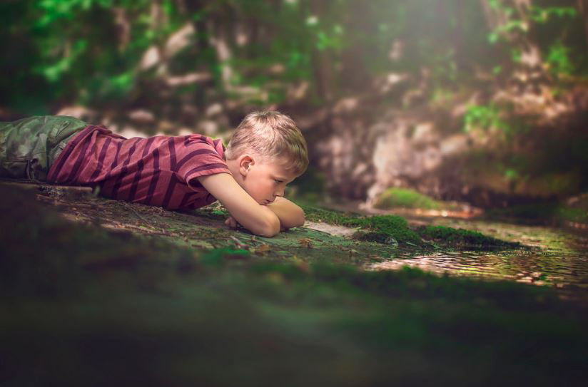 ...these portraits (especially Nicholas) are "handcrafted." This soft-dreamy-fairy tale look is done in post production. 