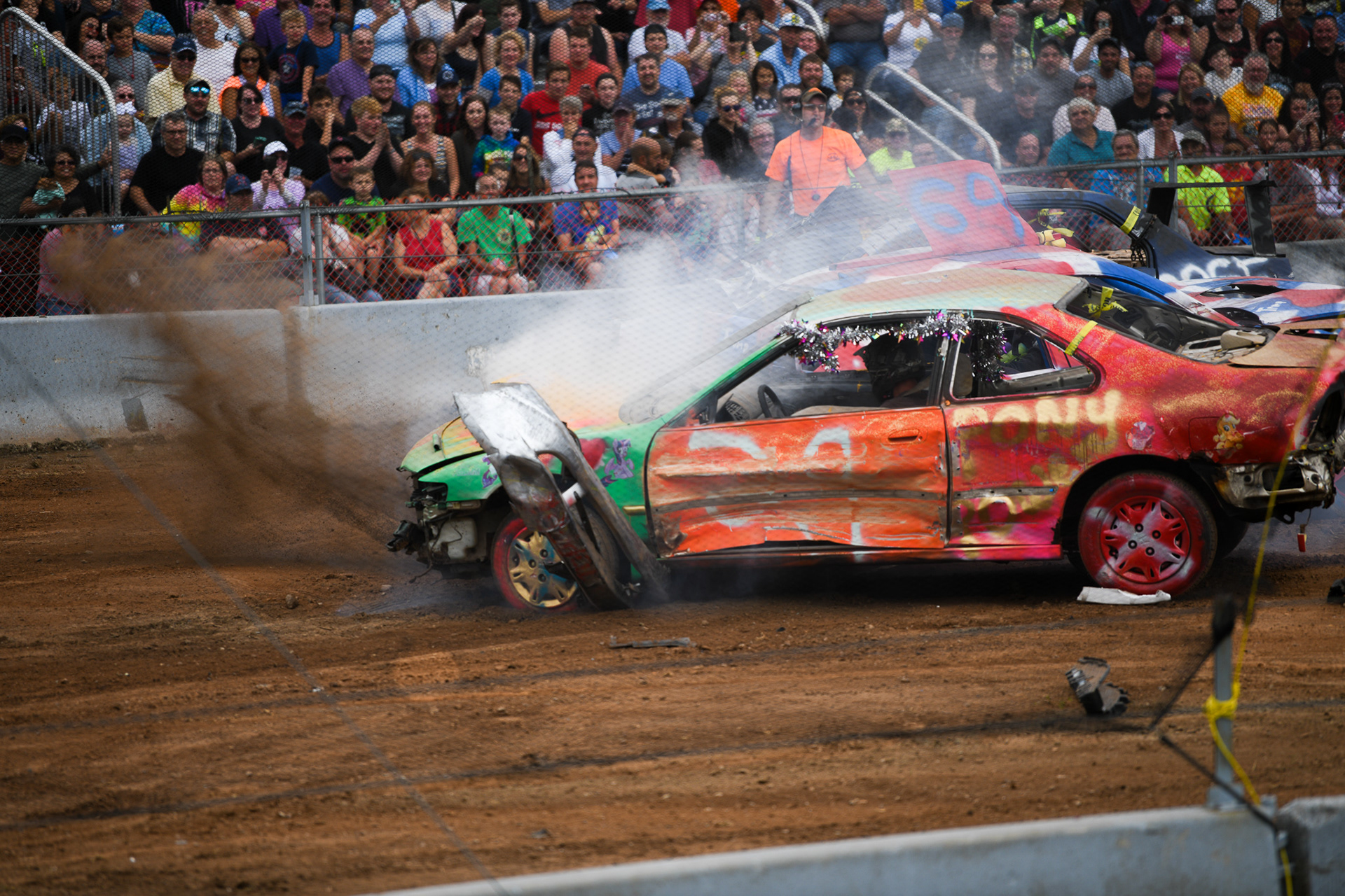 Demolition Derby at the Terryville Fair (Plymouth, Connecticut)
