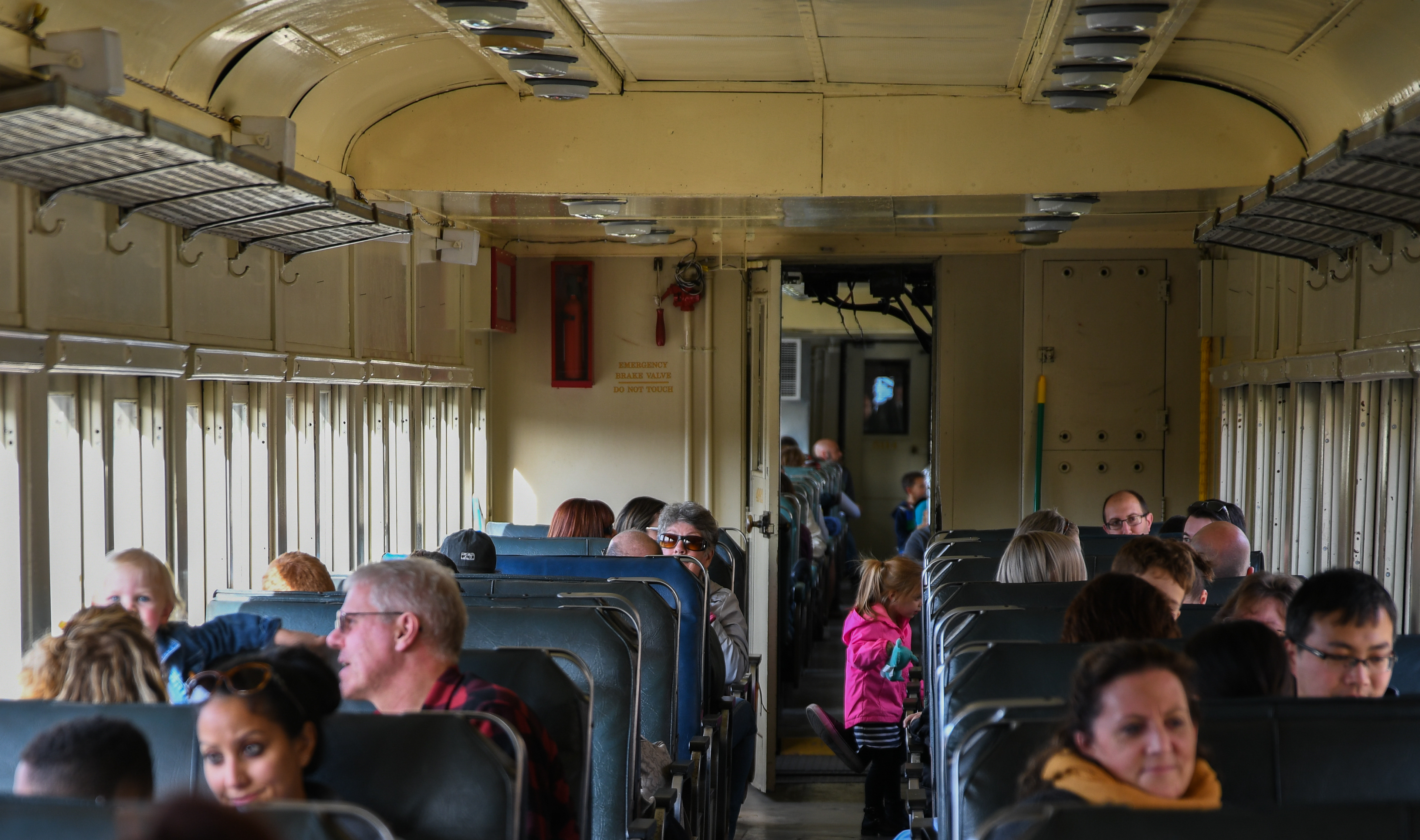 Often, it's difficult to choose which side of the train to look out at.