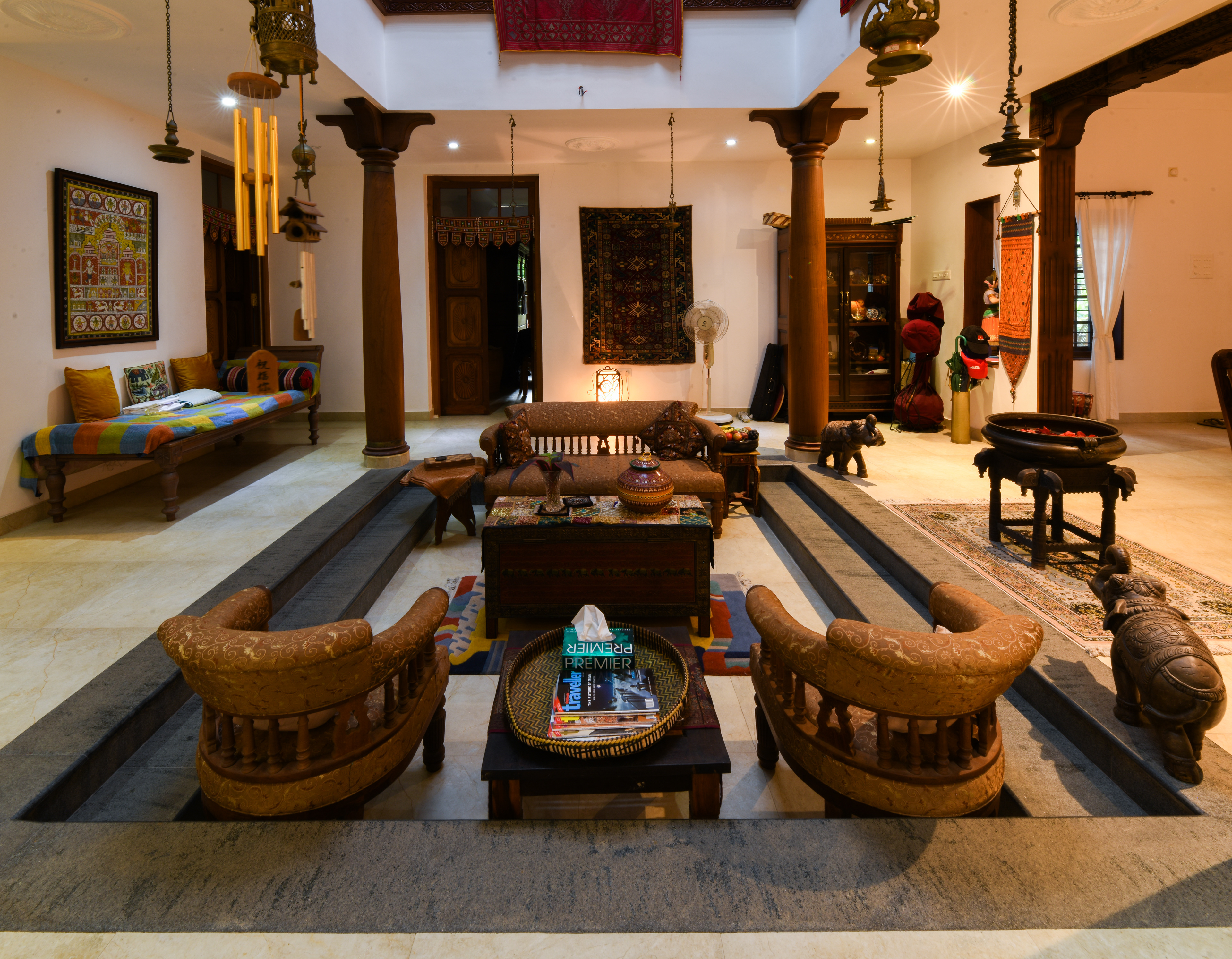 THis house is 10 minutes walk from Varkala Beach.
