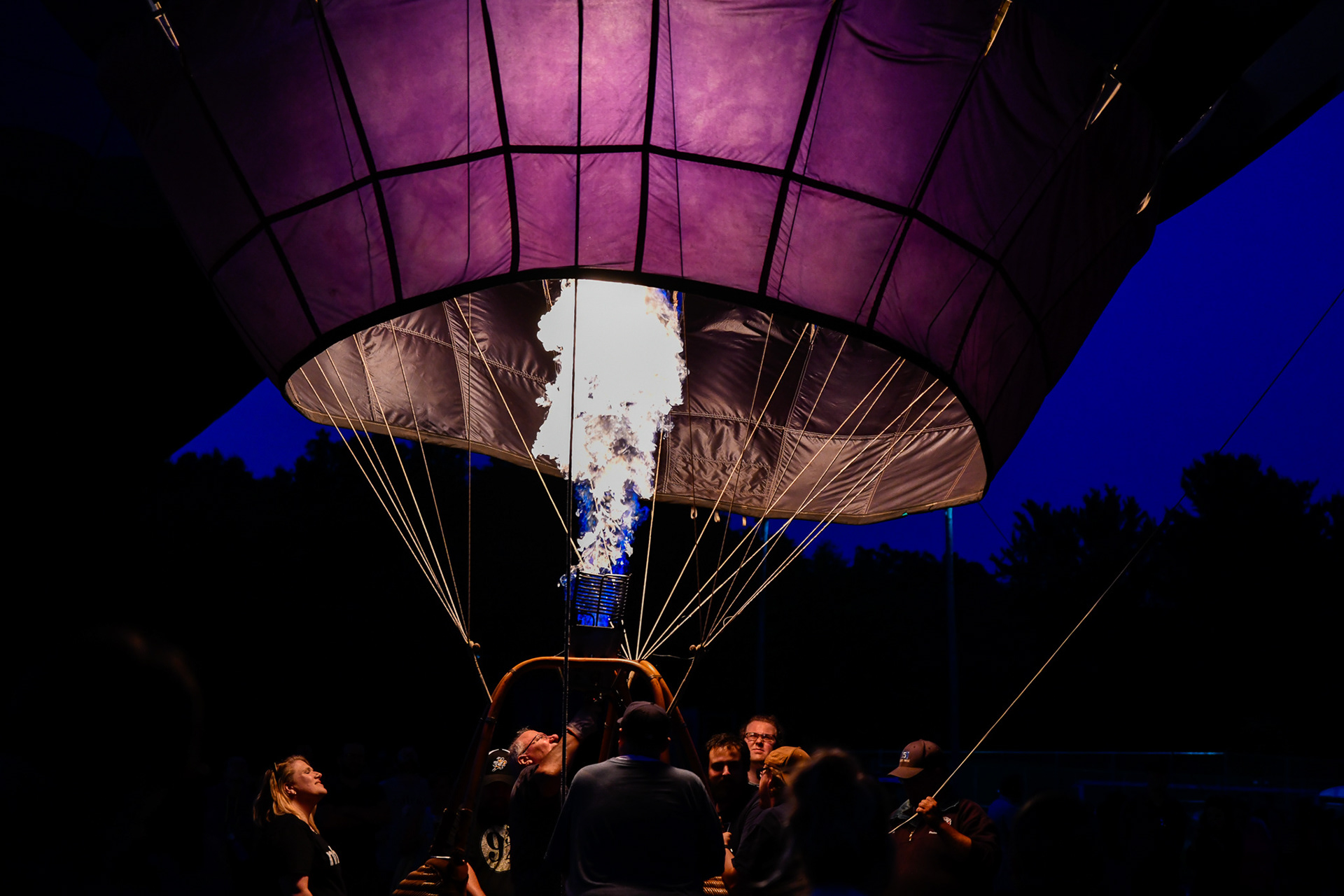 Balloons over Plainville, Connecticut - Norton Park every August. Be there at 4:00 a.m.