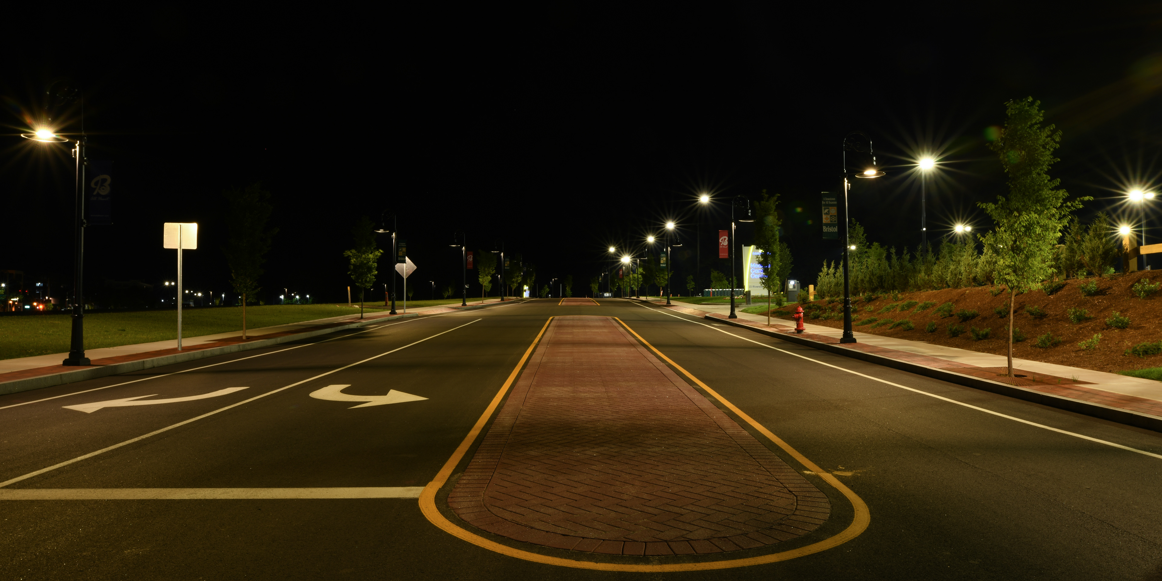 Brand new street to go with the brand new building. It was aptly named, "Hope Street."