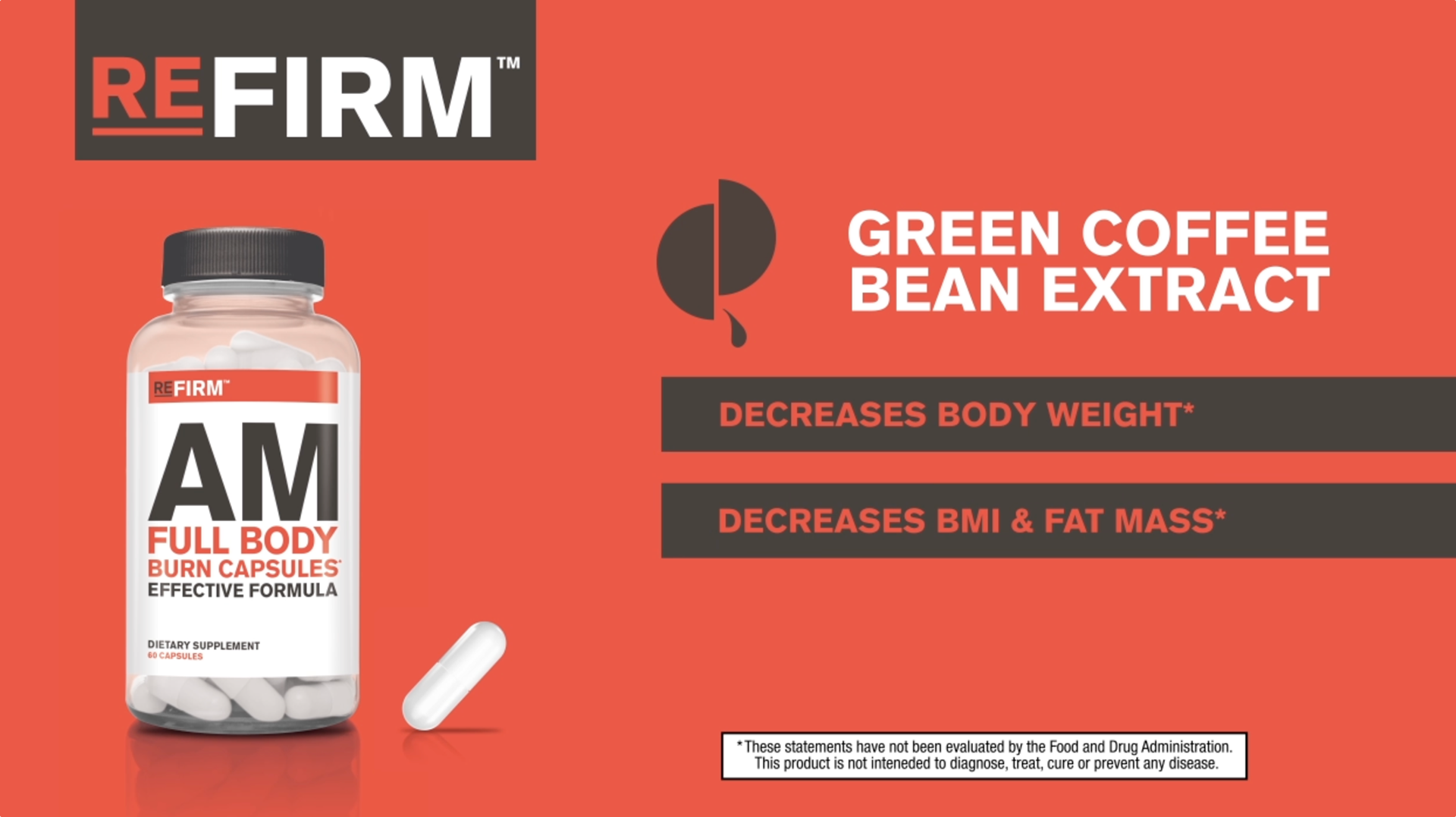 Product video for the new ReFirm weight loss product for which we designed informational motion graphics based on existing packaging designs.