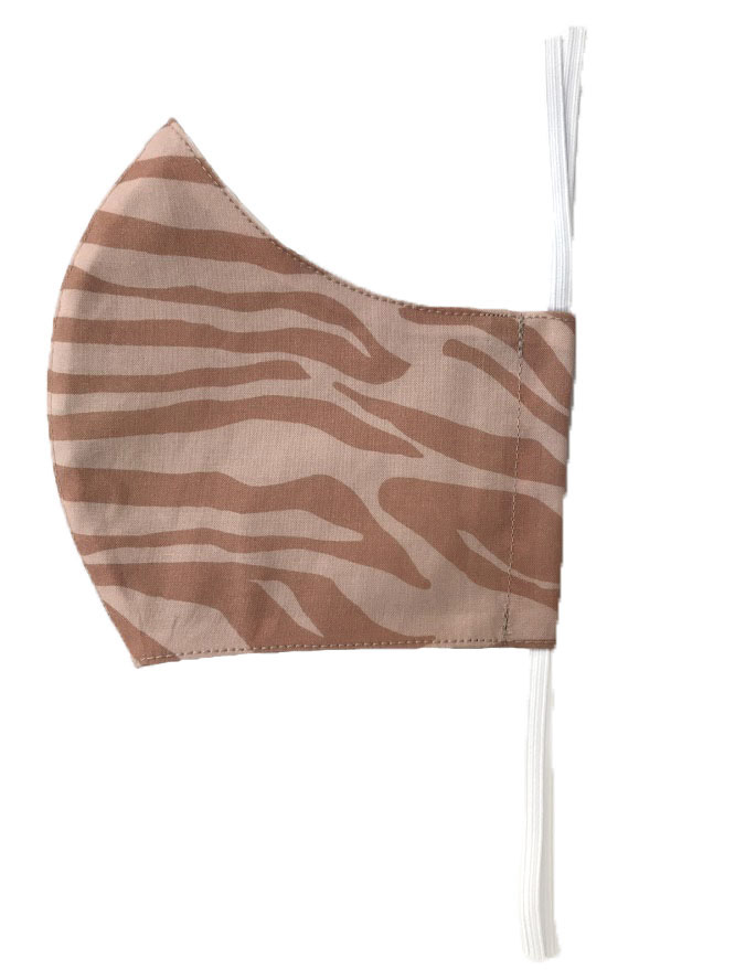Zebra Beige Mask