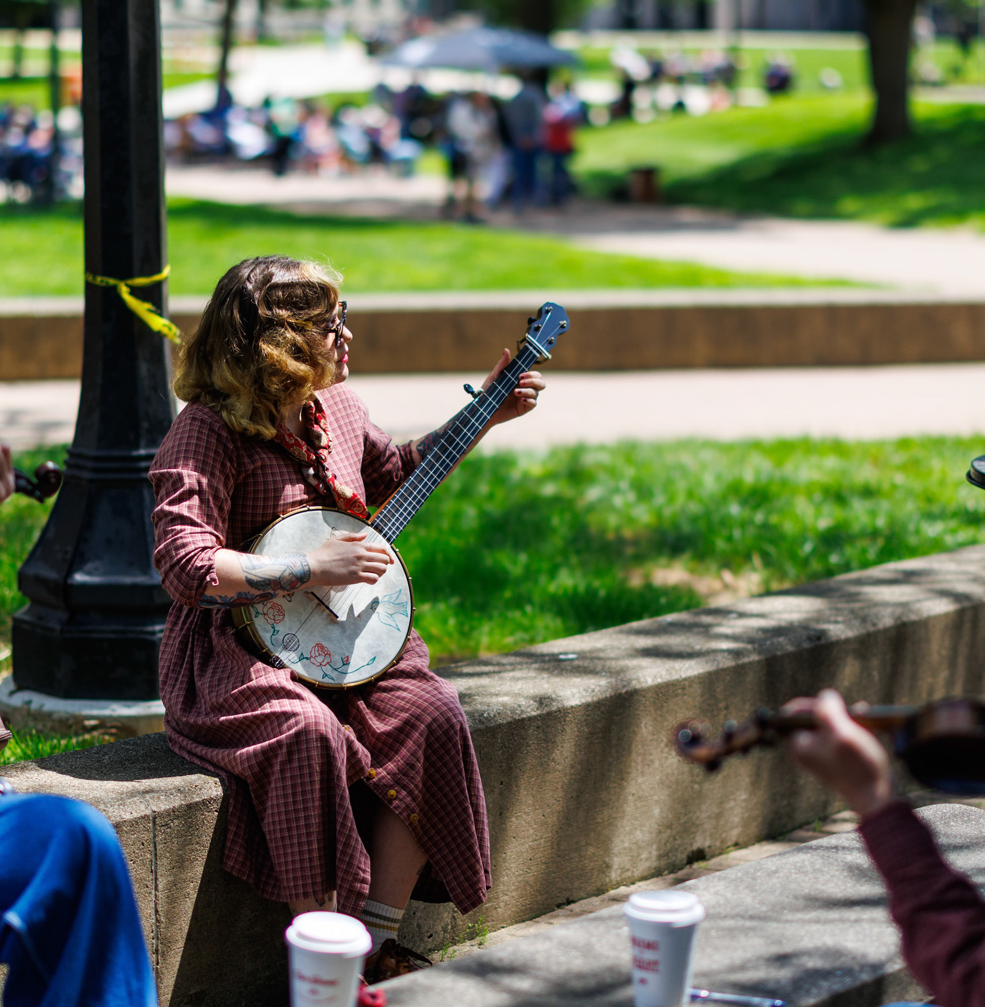 Banjo player Vandalia Festival 2025