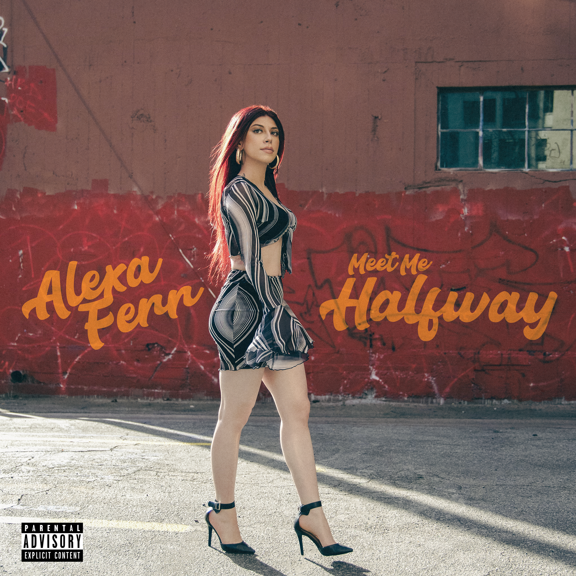 70s inspired cover for Alexa Ferr this is 1 of 2 that was actually used. 