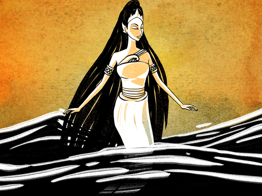 Since then, she ruled all creatures in the southern coast of Java Island,