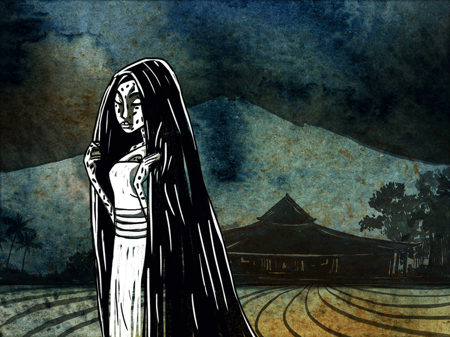 The king chased her out of the palace, as she was thought to bring bad luck to the kingdom.